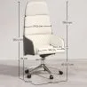 Cadeira de escritório ergonômica com rodas e apoio para braços - Series image 7