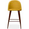 Banco estofado em tecido - Design escandinavo - 66cm- Evelyne image 7