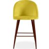 Banco estofado em veludo - Design escandinavo - 66cm - Evelyne image 7