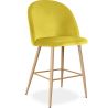 Banqueta Estofada em Veludo - Design Escandinavo - 66cm - Evelyne image 7