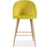 Banqueta Estofada em Veludo - Design Escandinavo - 66cm - Evelyne image 7