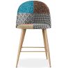 Banqueta Estofada em Patchwork - Estilo Escandinavo - 66cm -  Evelyne  image 7