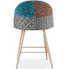 Banqueta Estofada em Patchwork - Estilo Escandinavo - 66cm -  Evelyne  image 7