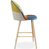 Banqueta Estofada em Patchwork - Estilo Escandinavo - 66cm -Evelyne image 7
