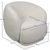Poltrona Estofada em Tecido Bouclé - Design Curvo - Drisela image 7