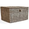 Cesto de Fibra Natural com Tampa - 40x30CM - Baulera image 7