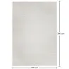 Tapete Grande com Design Contemporâneo e Moderno - Bege (290x200 cm) - Meryland image 7