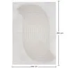 Tapete Grande com Design Contemporâneo e Moderno - Bege (290x200 cm) - Buka image 7