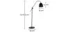 Candeeiro de pé – candeeiro de estilo minimalista – metal – Beeb image 7
