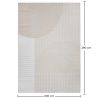 Tapete Grande com Design Contemporâneo e Moderno - Bege (290x200 cm) - Ryng image 7