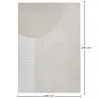 Tapete Grande com Design Contemporâneo e Moderno - Bege (290x200 cm) - Ryng image 7