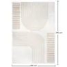 Tapete Grande com Design Contemporâneo e Moderno - Bege (290x200 cm) - Rya image 7