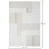 Tapete Grande com Design Contemporâneo e Moderno - Bege (290x200 cm) - Qara image 7