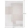 Tapete Grande com Design Contemporâneo e Moderno - Bege (290x200 cm) - Xasa image 7