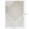 Tapete Grande com Design Contemporâneo e Moderno - Bege (290x200 cm) - Escara image 7