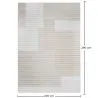 Tapete Grande com Design Contemporâneo e Moderno - Bege (290x200 cm) - Vistu image 7