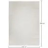Tapete Grande com Design Contemporâneo e Moderno - Bege (290x200 cm) - Rivola image 7