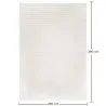 Tapete Grande com Design Contemporâneo e Moderno - Bege (290x200 cm) - Dubisa image 7