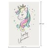 Grande Tapete Infantil com Design de Unicórnio - Multicolorido (290x200 cm) - Style image 7