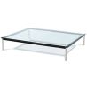 Mesa de centro quadrada - Vidro - 120 cm - Kart image 7