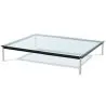 Mesa de centro quadrada - Vidro - 120 cm - Kart image 7