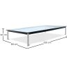 Mesa de centro quadrada - Vidro - 120 cm - Kart image 7