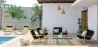 Mesa de centro quadrada - Vidro - 120 cm - Kart image 7