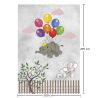 Grande Tapete Infantil com Design de Elefante Voador - Multicolorido (290x200 cm) - Yumal image 7