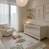 Grande Tapete Infantil com Design de Elefante Voador - Multicolorido (290x200 cm) - Yumal image 7