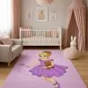 Grande Tapete Infantil com Design de Fadas - Rosa (290x200 cm) - Oya image 7