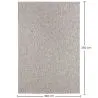 Grande tapete de design contemporâneo e moderno - Bege (160x230 cm) - Tug image 7