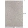 Grande tapete de design contemporâneo e moderno - Bege (290x200 cm) - Tug image 7