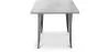 Mesa de jantar quadrada de design industrial - Stylix image 7