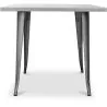 Mesa de jantar quadrada de design industrial - Stylix image 7