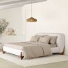 Cama de casal 160x200 CM - Estofado em Tecido Bouclé - Dream image 7