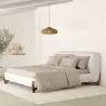 Cama de casal 160x200 CM - Estofado em Tecido Bouclé - Dream image 7