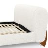 Cama de casal 160x200 CM - Estofado em Tecido Bouclé - Dream image 7