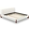 Cama de casal 160x200 CM - Estofado em Tecido Bouclé - Dream image 7