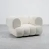 Poltrona Estofada em Tecido Bouclé - Estilo Moderno - Curvo Teddy image 7