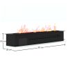Lareira Elétrica Decorativa com Chama de Vapor de Água - 50CM image 7