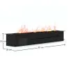 Lareira Elétrica Decorativa com Chama de Vapor de Água - 50CM image 7