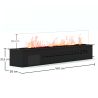 Lareira Elétrica Decorativa com Chama de Vapor de Água - 160CM image 7