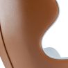 Cadeira de Design Estofada Estilo Contemporâneo com Reposapiés - Derta image 7