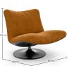 Cadeira Estofada Design Curvo Estilo Contemporâneo - Tulipe image 7