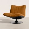 Cadeira Estofada Design Curvo Estilo Contemporâneo - Tulipe image 7