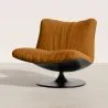 Cadeira Estofada Design Curvo Estilo Contemporâneo - Tulipe image 7