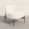 Cadeira Estofada com Design Curvo Escandinavo - Larseen image 7