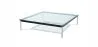 Mesa de centro quadrada - Vidro - 80 cm - Kart image 7