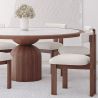 Conjunto de Mesa de Jantar Redonda com 6 Cadeiras de Madeira - Design image 7