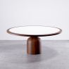 Conjunto de Mesa de Jantar Redonda com 6 Cadeiras de Madeira - Design image 7
